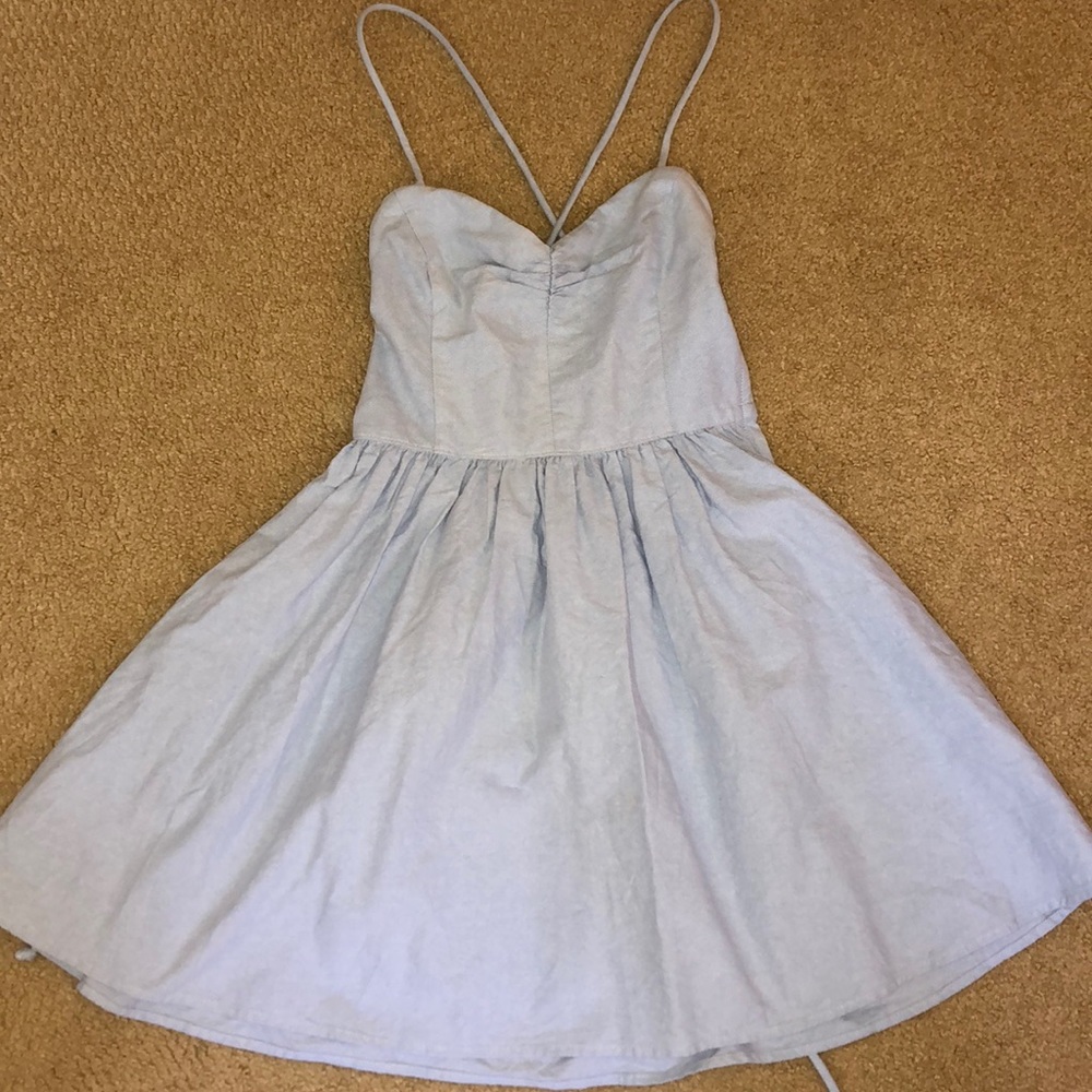 American Apparel Blue Summer Dress